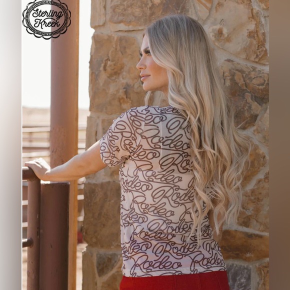 Rodeo Life Mesh Top - Picture 1 of 5
